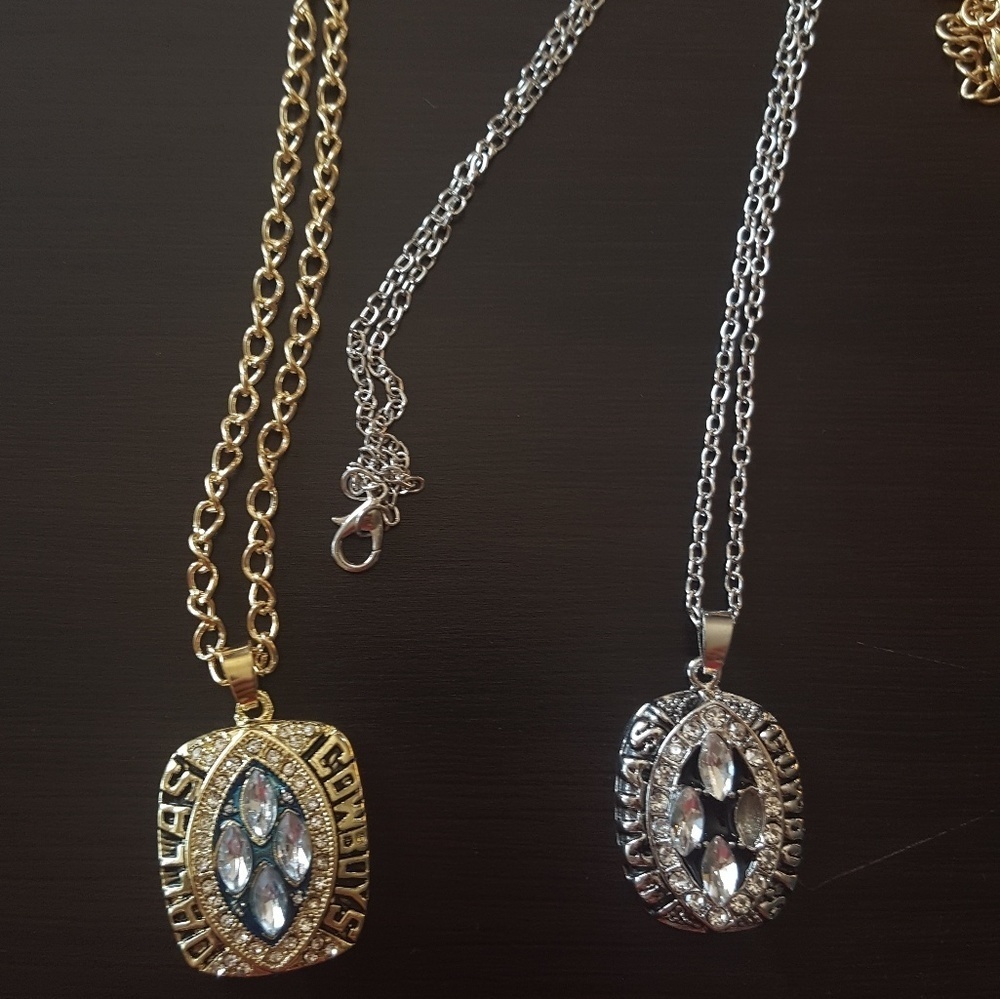 Dallas Cowboys 93 Fashion Pendant Necklace - Picture 2 of 4